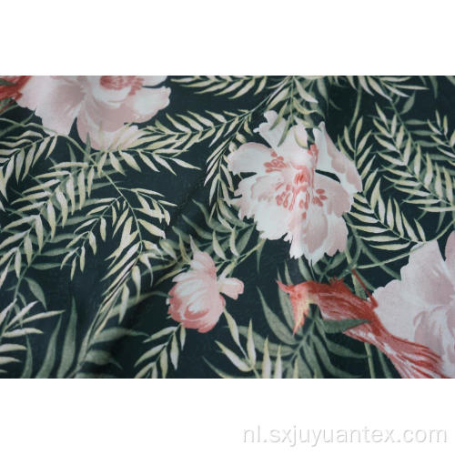 Polyester Sea Island Zachte, handgevoelige jacquardprint